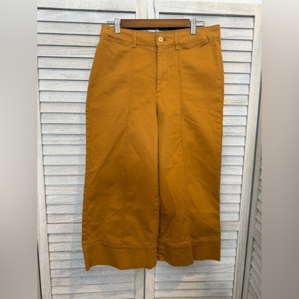 Chino by Anthropologie Cropped Wide Leg Size 6